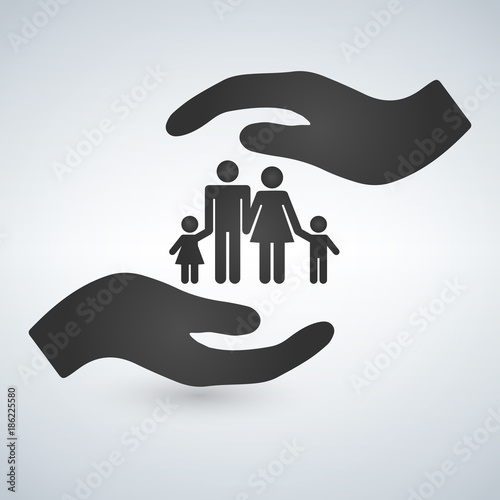 Hands holding a symbol of f...