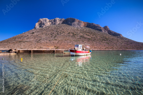 Stavros Beach, Chania, Crete, Greece.