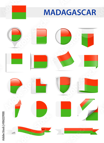 Free Download Madagascar Flag Vector Set - GFXLoad