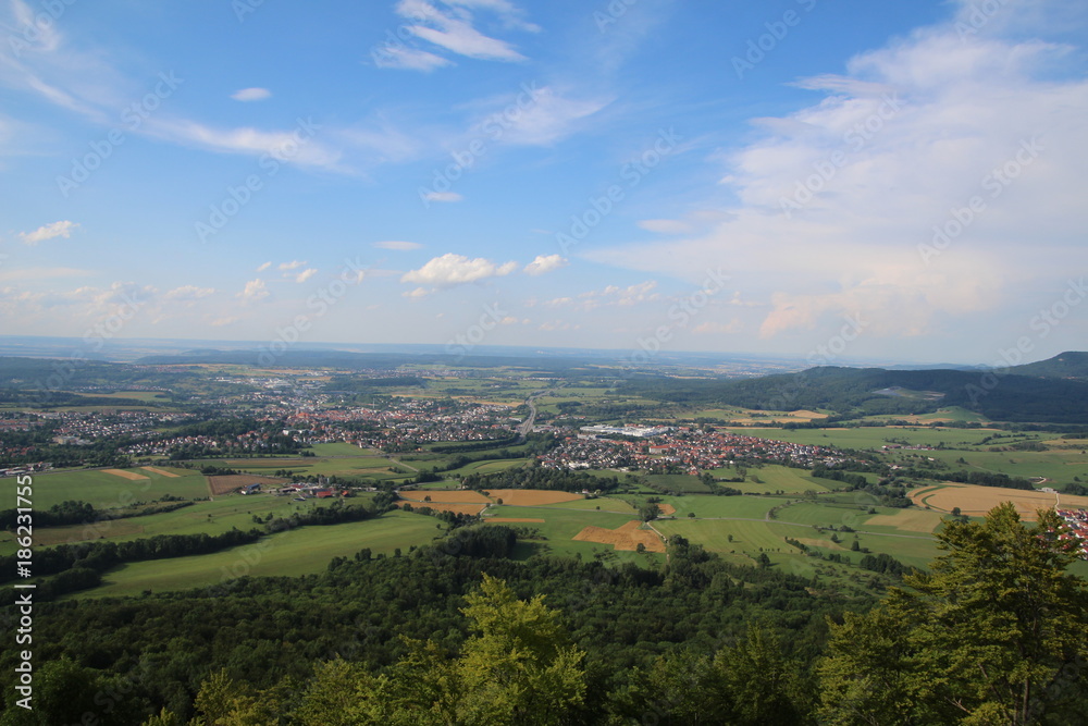 Fototapeta premium Hohenzollern Castle view