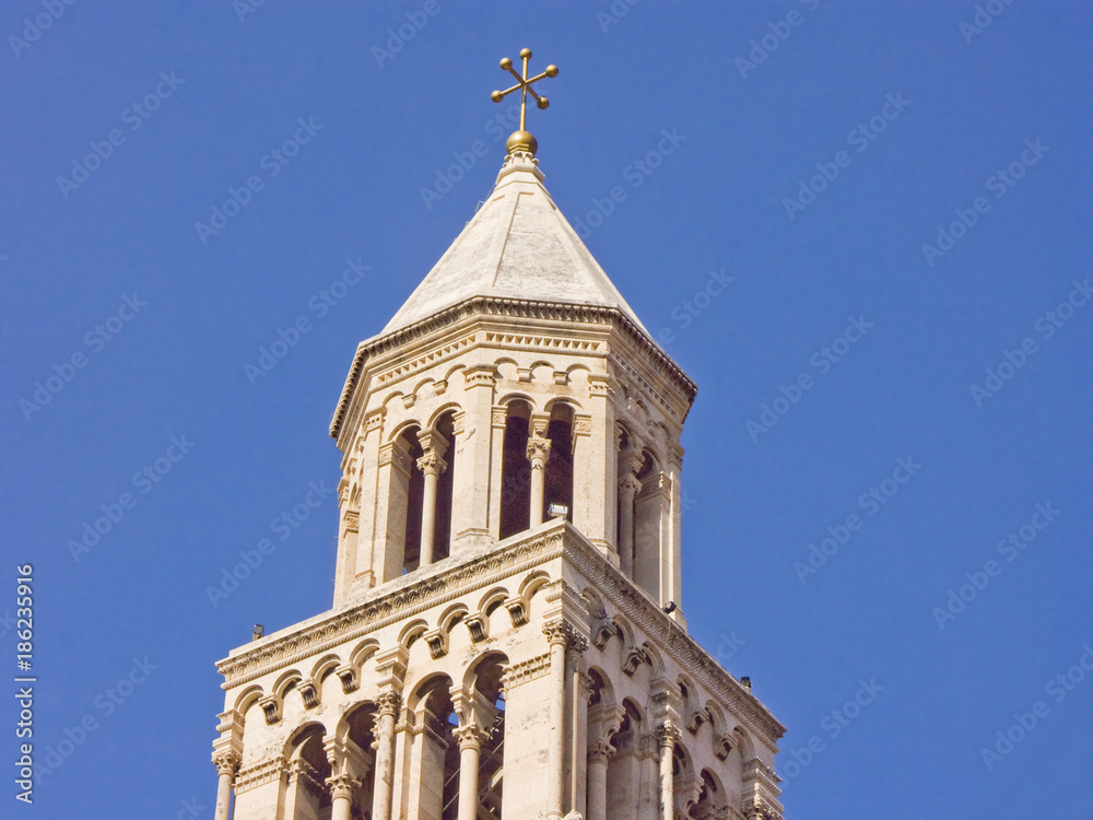 Fototapeta premium Turm der Kathedrale von Split