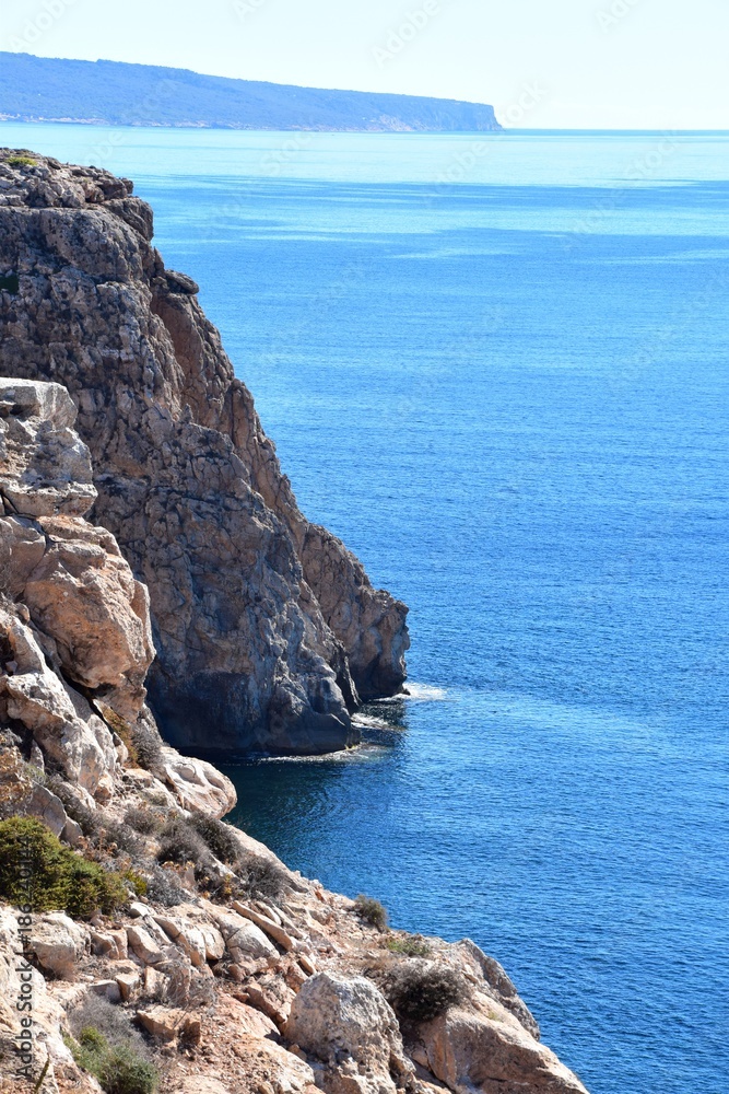 Steilküste am Cap de Barbaria auf Formentera