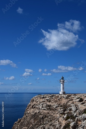 Der Leuchtturm vom Cap de Barbaria auf Formentera