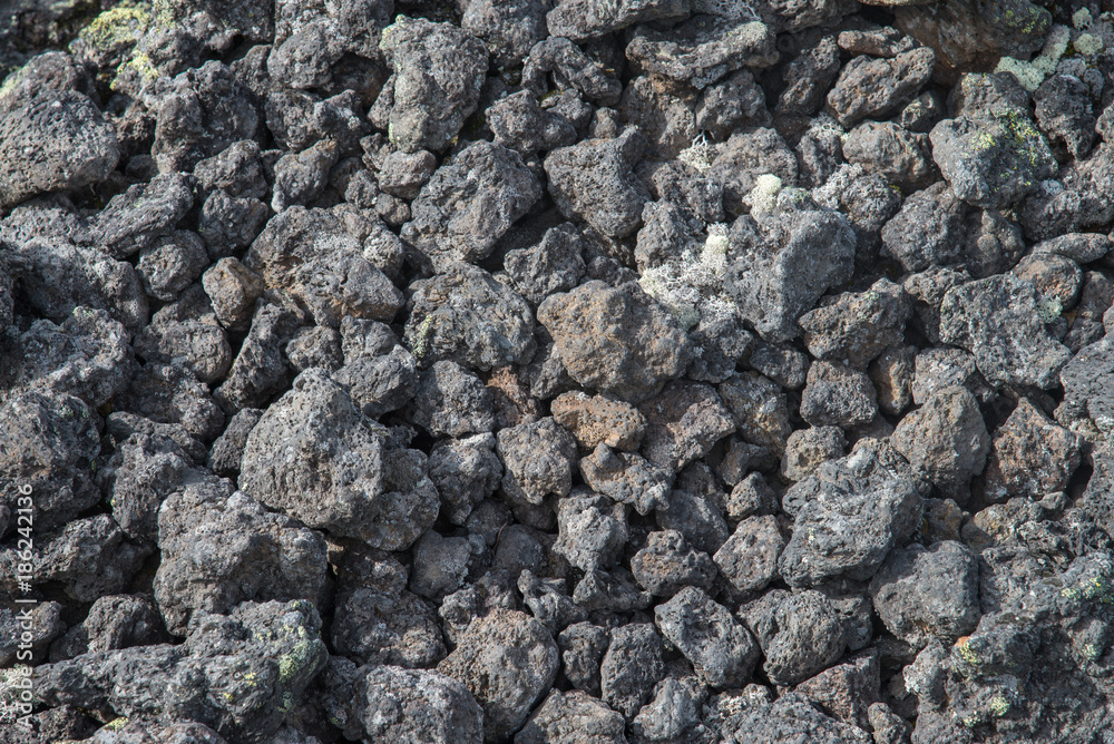 Frozen volcanic lava closeup thousands of years after the eruption Frozen volcanic lava closeup thousands of years after the eruption