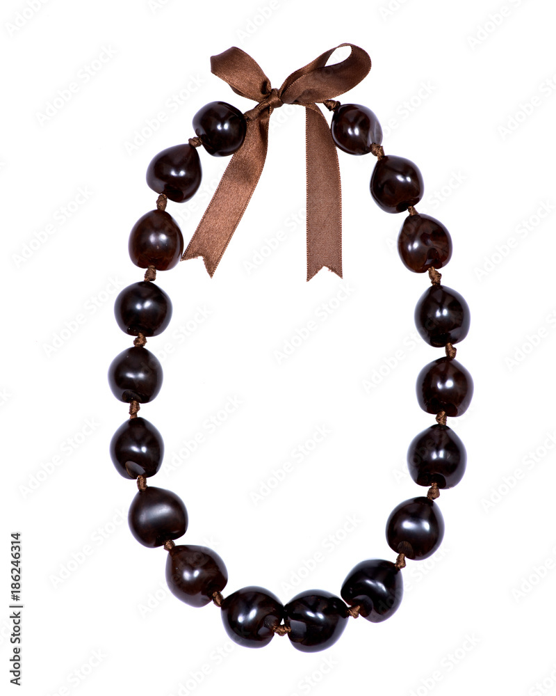 Hawaiian Brown Kukui Nut Lei Necklace 36” Long New With Tag Handmade  Philippines | eBay