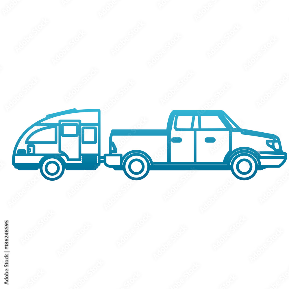 Fototapeta premium Pick up vehicle