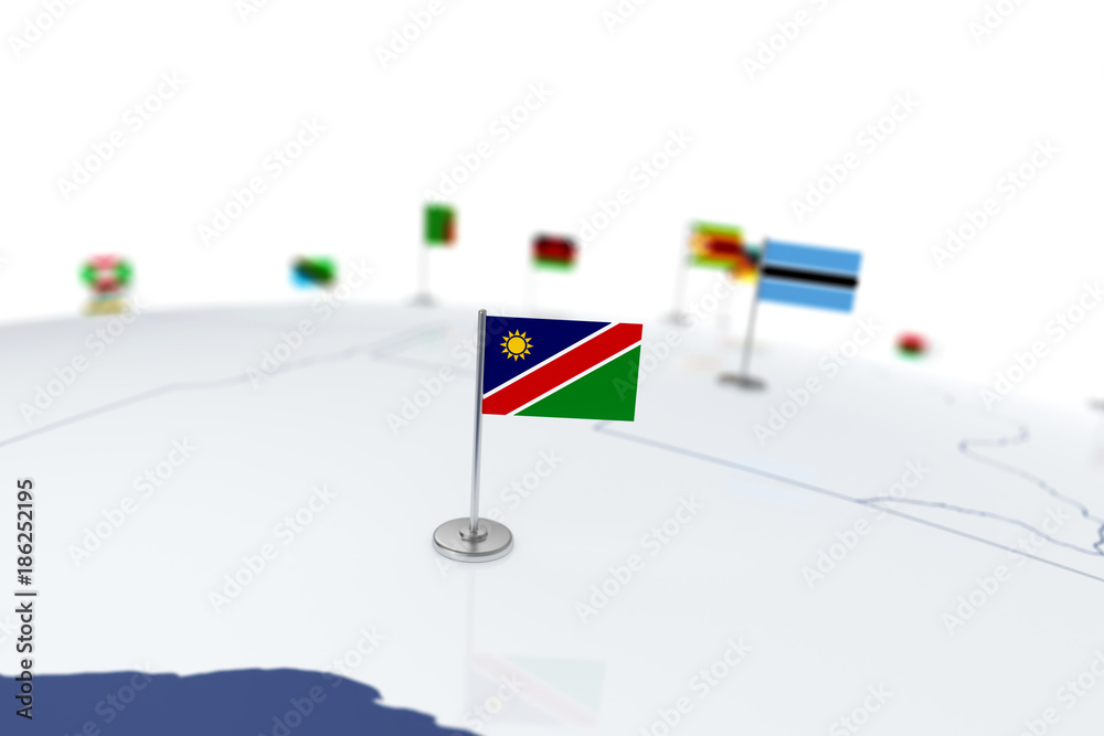 Naklejka premium Namibia flag