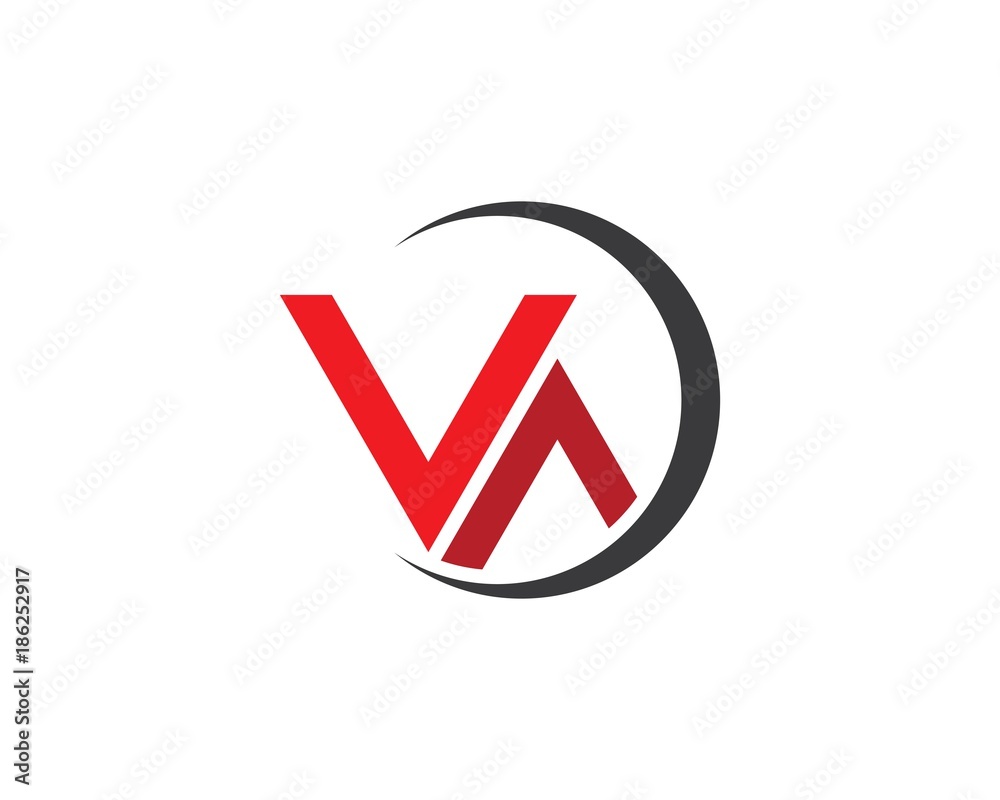 VA Letter Logo Business VA Letter Logo Business