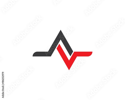 VA Letter Logo Business