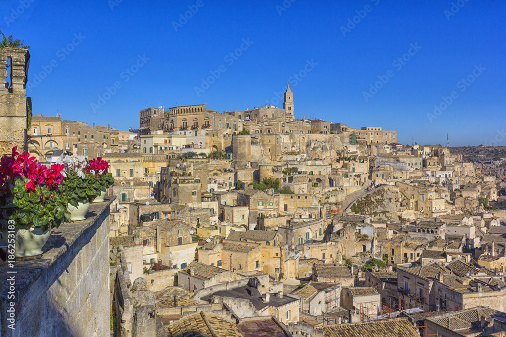 Matera, Italy: landscape of the old town