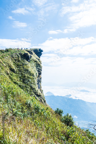 Phu Chi Fa View Point in Chiangrai Province photo