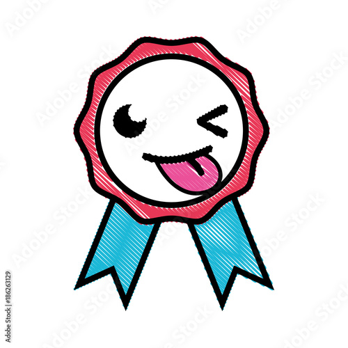 grated funny and cute medal prize kawaii