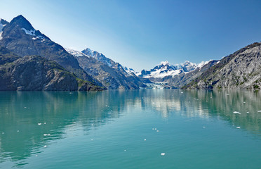 Plexiglas schilderij Gletsjers Margerie gletsjer Glacier Bay Alaska  © mhgstan