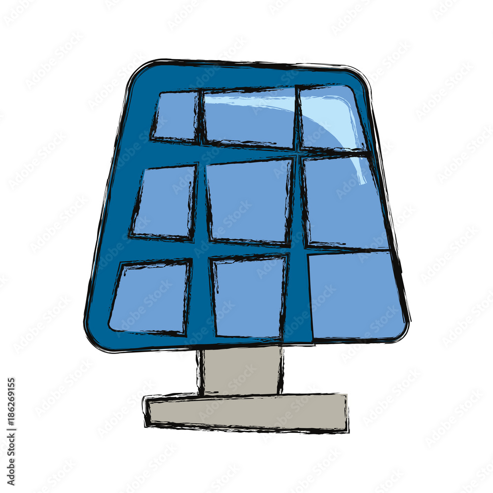 Solar panel energy cartoon Solar panel energy cartoon