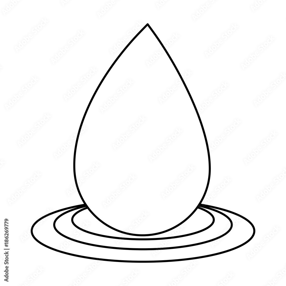 Water drop symbol cartoon Water drop symbol cartoon