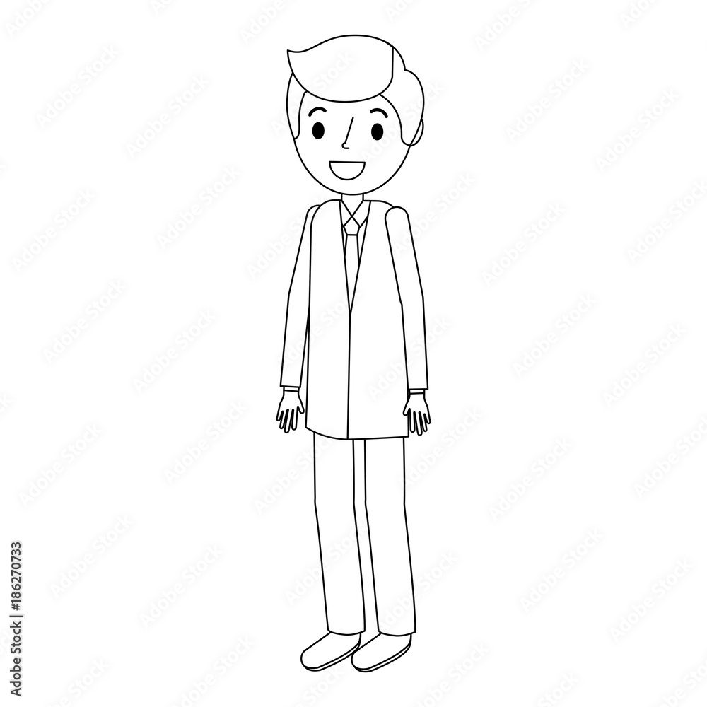 young man avatar character vector illustration design young man avatar character vector illustration design