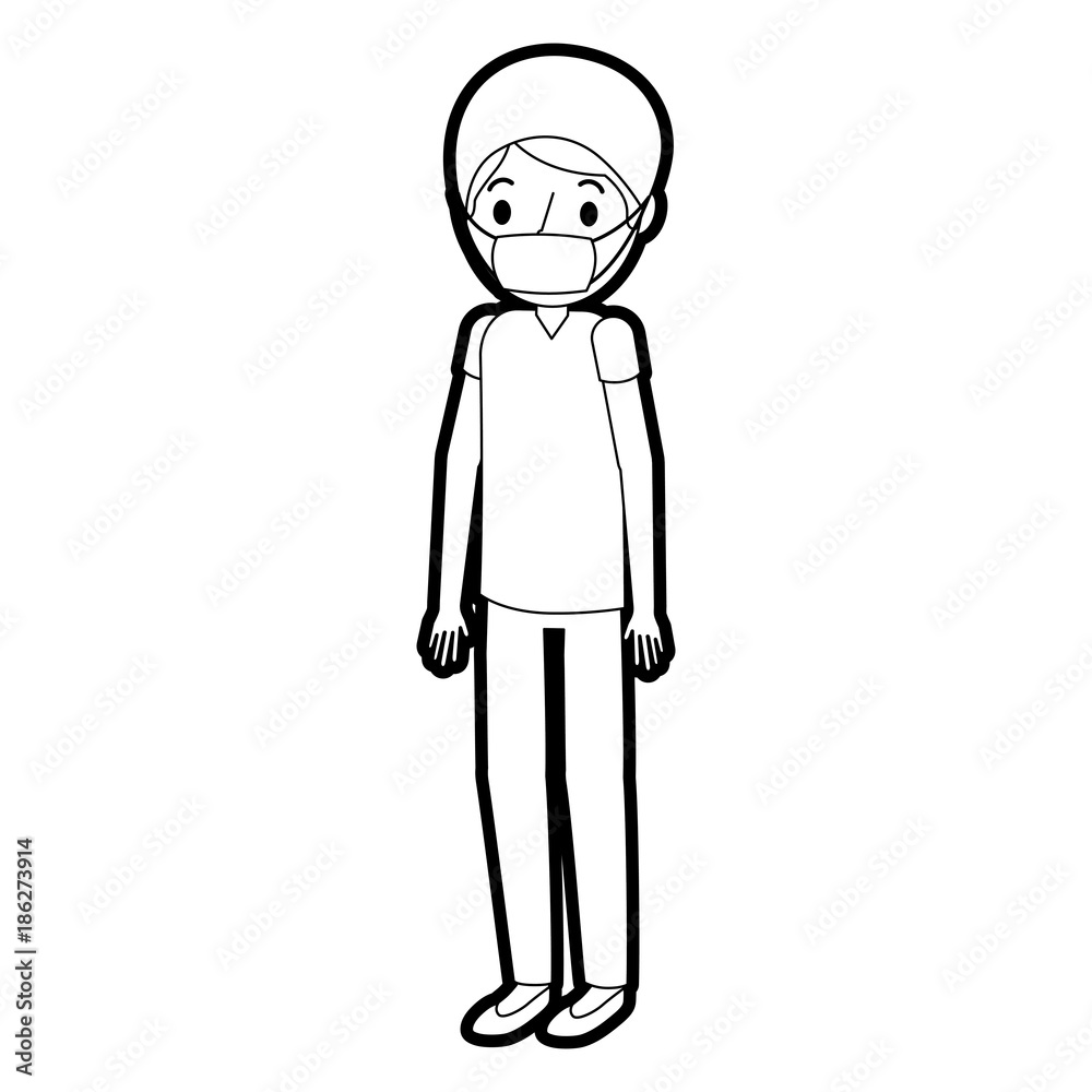 surgeon man avatar character icon vector illustration design surgeon man avatar character icon vector illustration design
