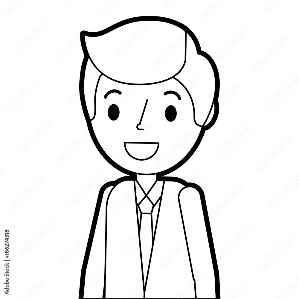 doctor man avatar character vector illustration design