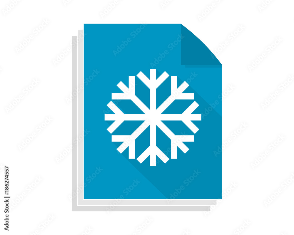 snow paper sheet image vector icon snow paper sheet image vector icon