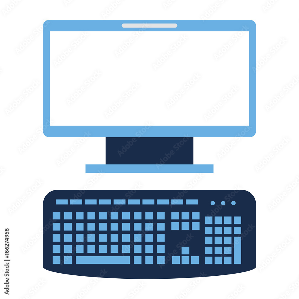 computer desktop isolated icon vector illustration design computer desktop isolated icon vector illustration design