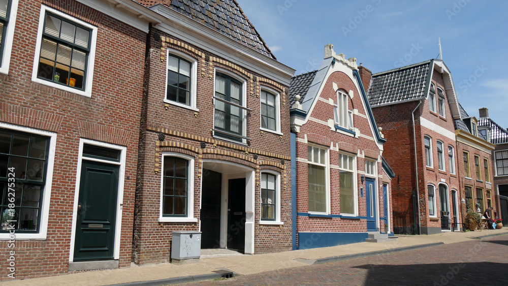 Case colorate in Olanda del Nord