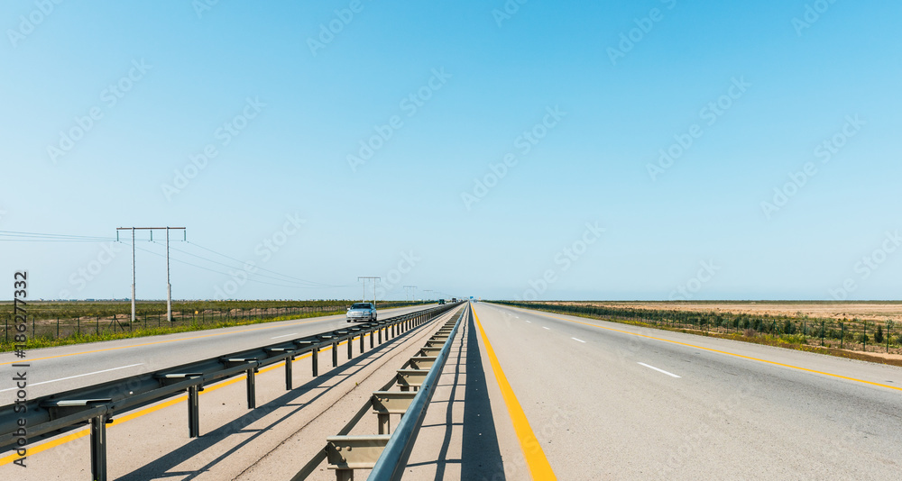 Naklejka premium Highway road