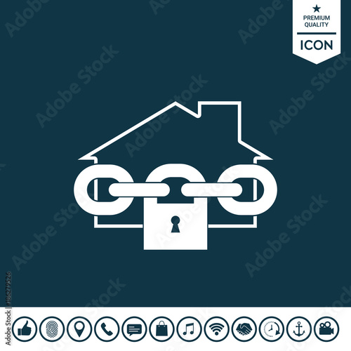 Home lock icon