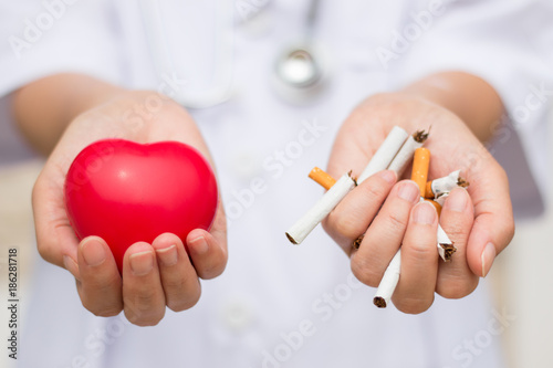 Cigarette smoking causes heart disease.