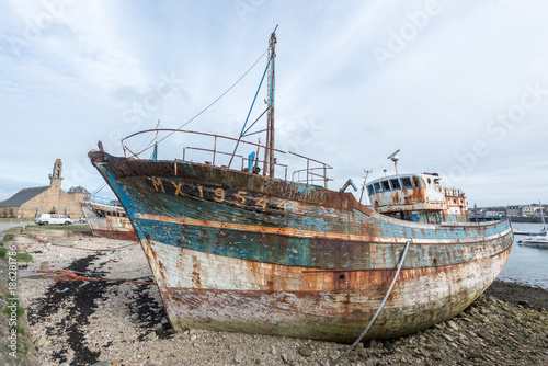 épave de bateau chalutier