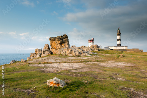 phare du créach à ouessant dans le finistère