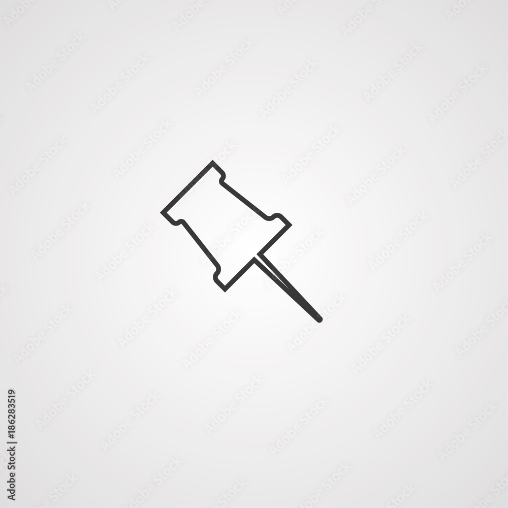 Paper pin icon Paper pin icon