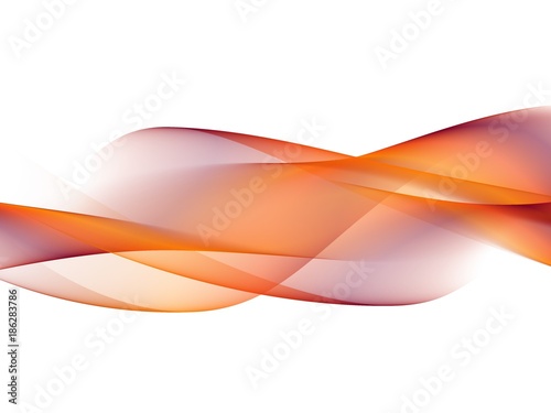 Abstract pastel colorful wave on white background 