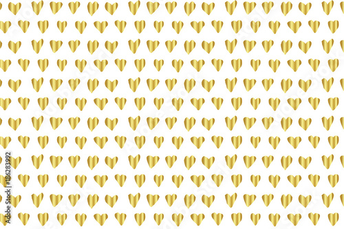 Golden Vector Hand Drawn Pattern