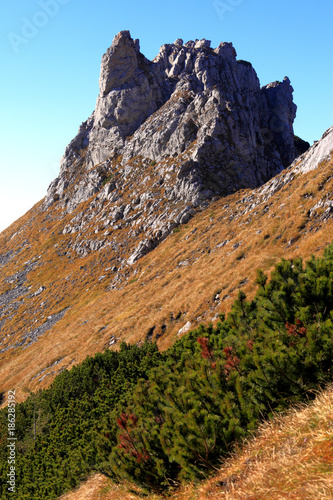 Poland, Tatra Mountains, Zakopane – Little Giewont and Siodlo peaks, path to Czerwone Wierchy peaks photo