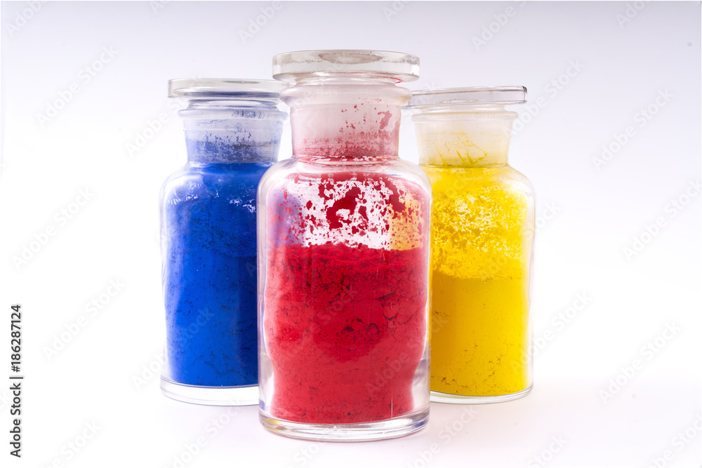 glass containers containing natural colored pigments in powder glass containers containing natural colored pigments in powder