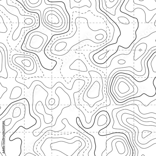 topographic map diagram pattern background