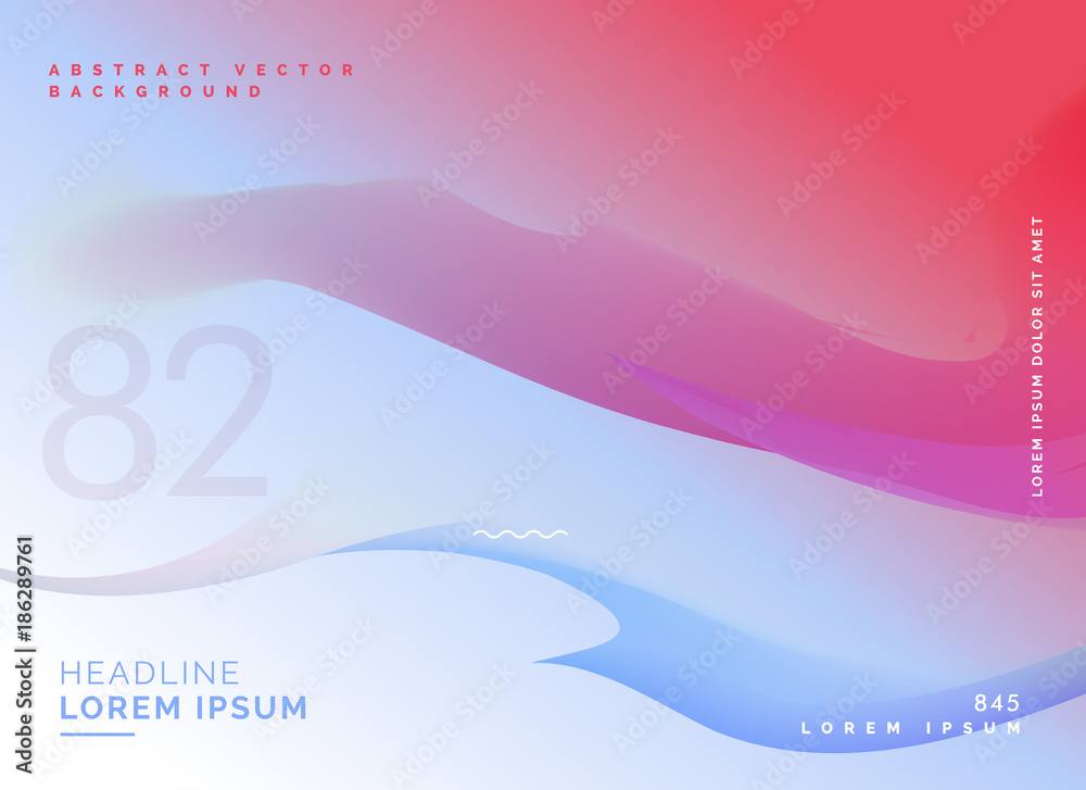 abstract fluid style modern color background
