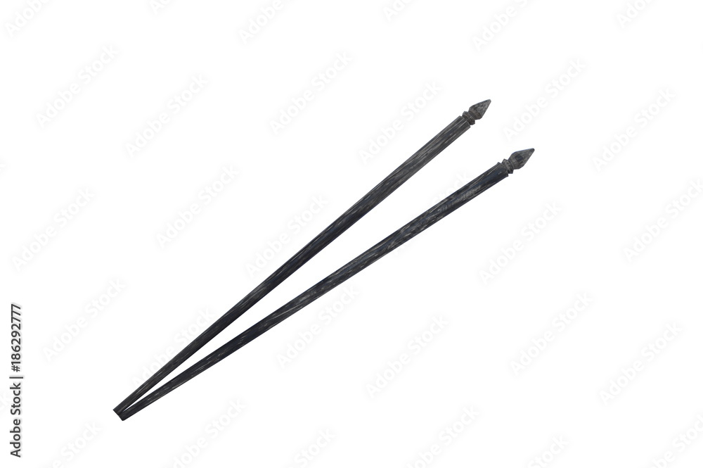 wooden chopsticks arranging on white background wooden chopsticks arranging on white background