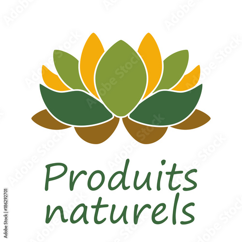 Logo produits naturels.