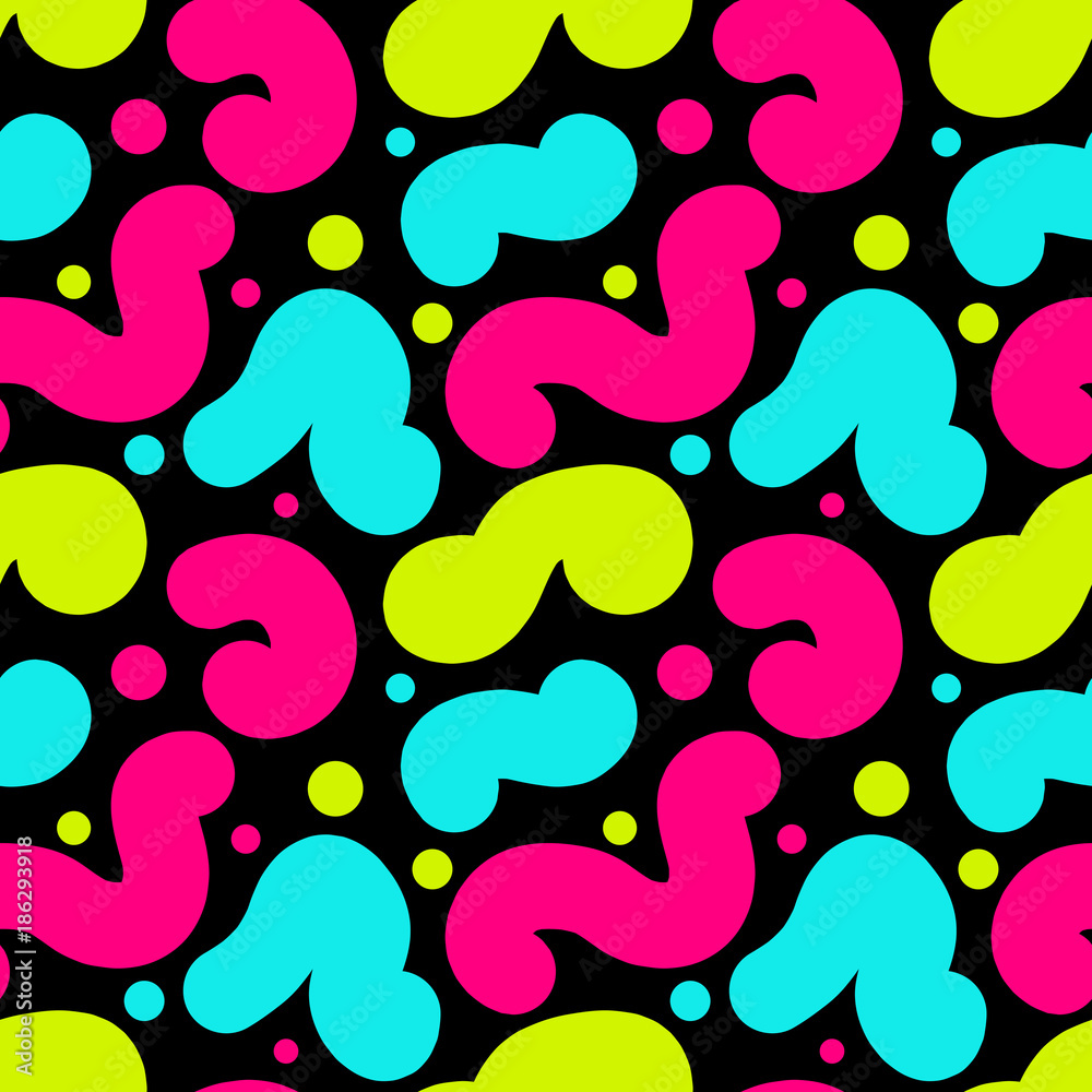 Fototapeta premium Nature liquid form seamless pattern. For print, fashion design, wrapping, wallpaper