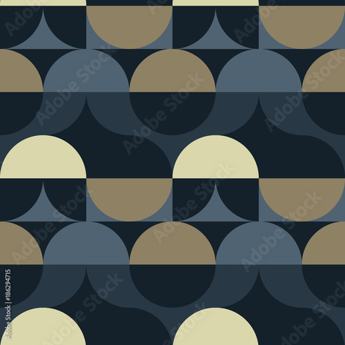 Circles illusion seamless pattern. For print, fashion design, wrapping wallpaper