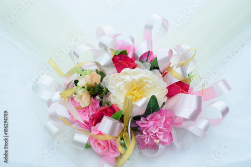 Bouquet on a white background.