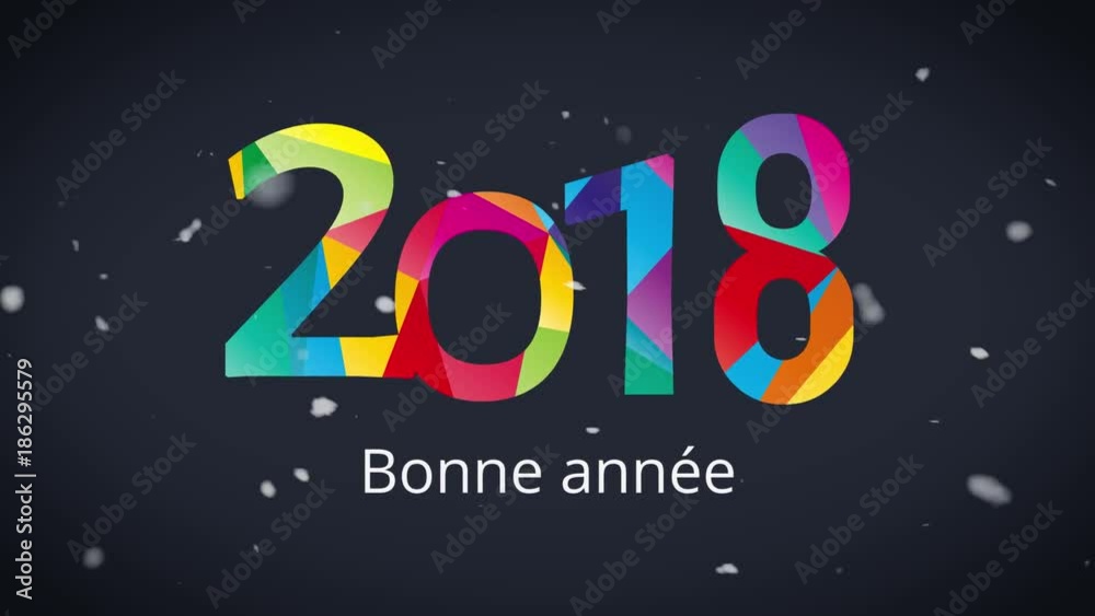 2018 - Bonne année - Carte de voeux