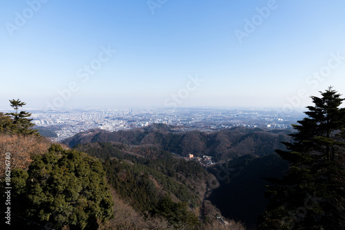 高尾山から見た風景
