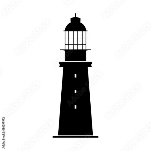  Tower light house or offshore light tower, shade picture