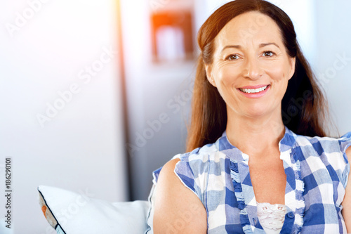 Beautiful woman smiling portrait Free Download Beautiful woman smiling portrait - GFXLoad
