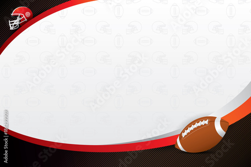 American  football  design background. Vector illustration