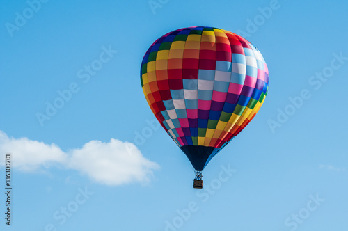 Hot Air Balloon in the Clouds