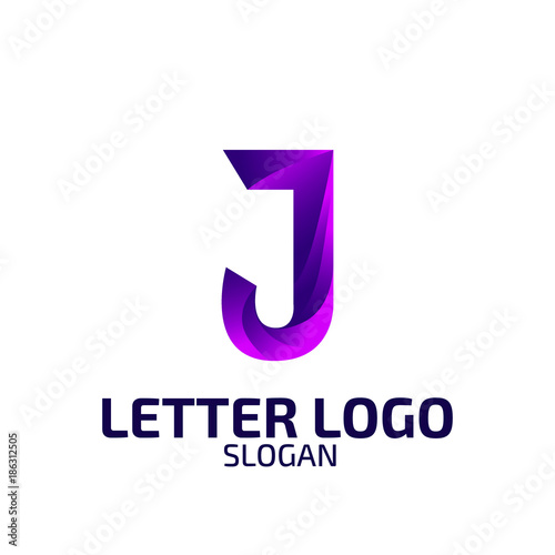 Letter J Logo. Logo Template