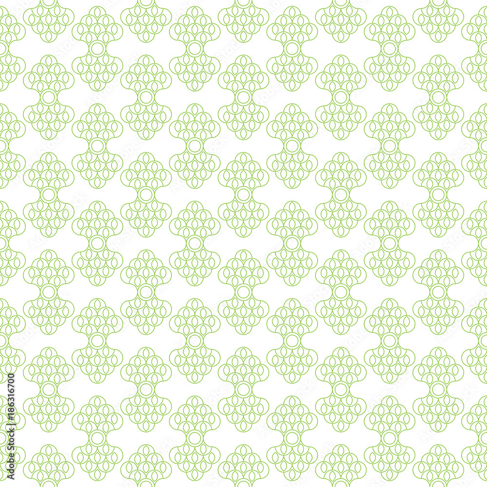 Abstract geometric pattern with lines. Sacred seamless geometry. Rhombuses, triangles and squares. Endless green texture background. Vector. Abstract geometric pattern with lines. Sacred seamless geometry. Rhombuses, triangles and squares. Endless green texture background. Vector.